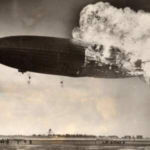 Dirigível Hindenburg Acidente