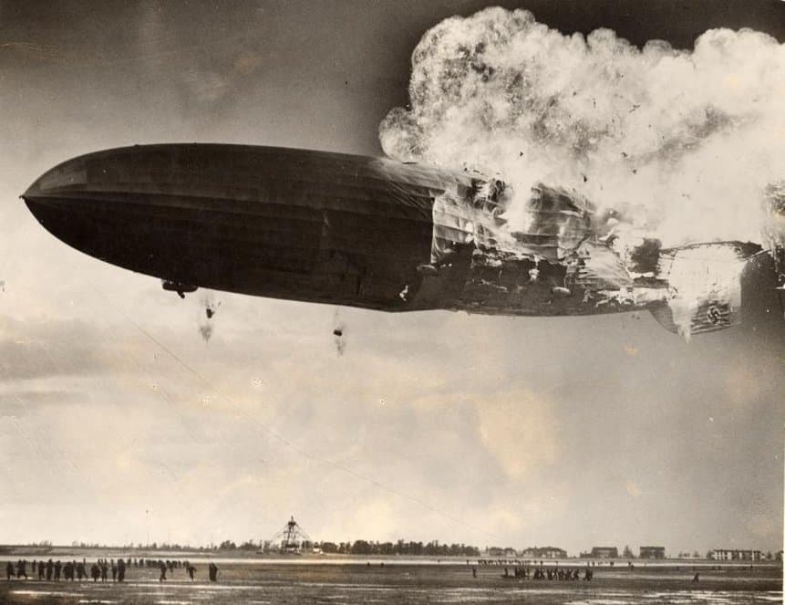 Schianto del dirigibile Hindenburg