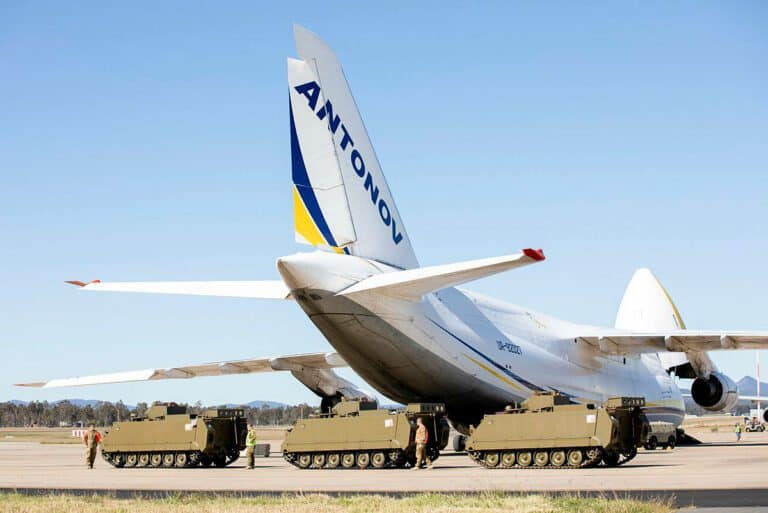 Antonov An-124 Blindados Ucrânia Rússia Austrália Guerra