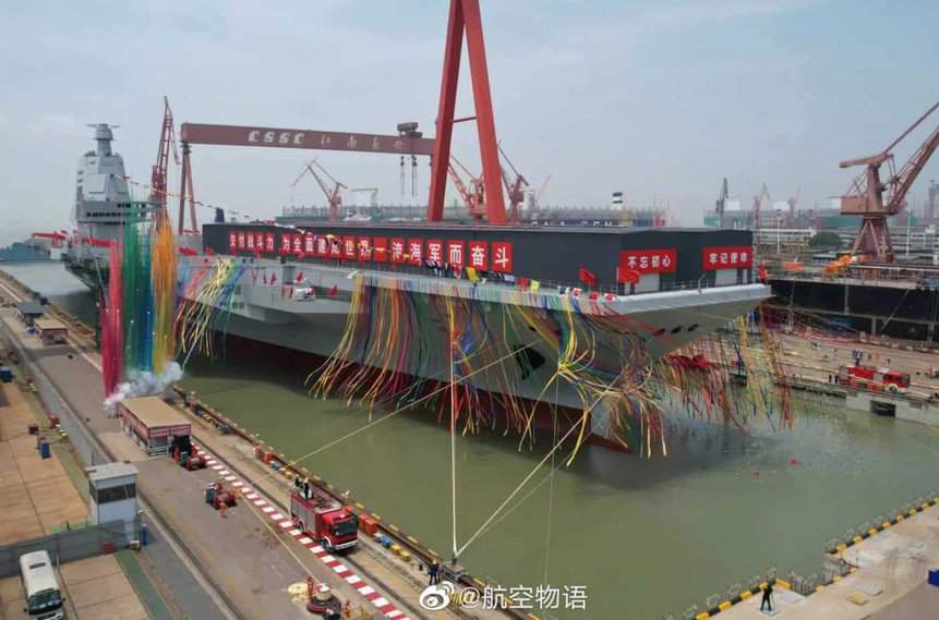 China porta-aviões Type 003 CV-18 Fujian