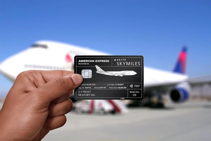 Cartão de Crédito Boeing 747 Delta