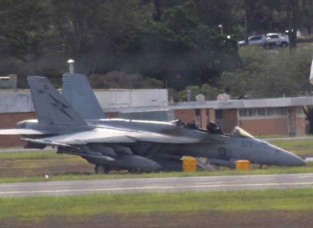F/A-18 Super Hornet Austrália acidente