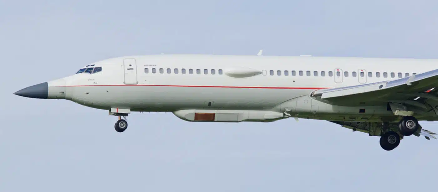 Boeing 727 Voodoo nariz modificado 