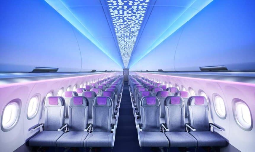 interior assentos Airbus A320neo