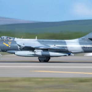 Acidente Hawker Hunter caça EUA ATAC