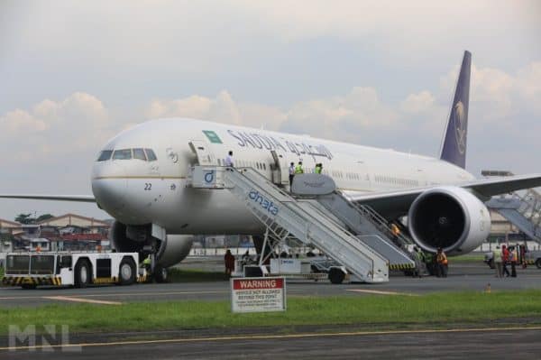 Saudia Boeing 777-300ER Manila