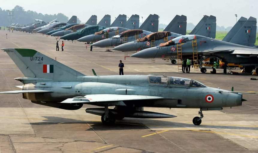 MiG-21 acidente Índia