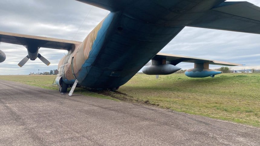 KC-130 Uruguai incidente pista