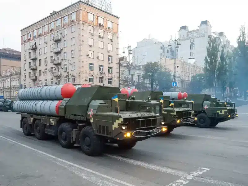Mísseis antiaéreos de longo alcance S-300 da Ucrânia