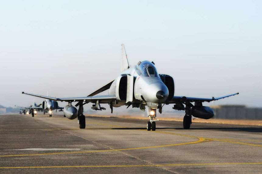 Caça F-4E Phantom II ROKAF Coreia do Sul Acidente
