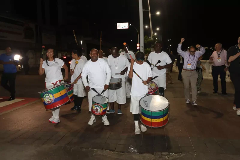 Tradicional banda do Olodum Salvador
