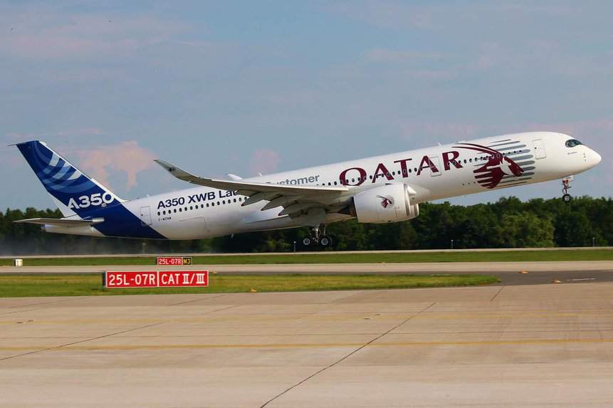 Airbus A350 Qatar Airways Cancelamento