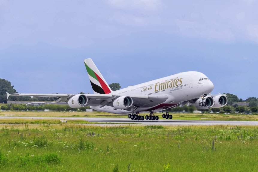 Emirates A380 voos fundo de sustentabilidade