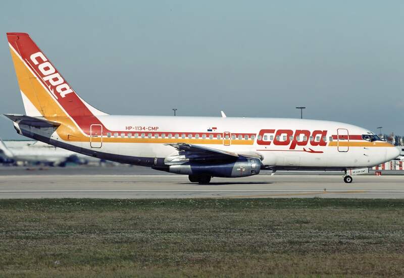 Copa Airlines Retro pintura Boeing 737