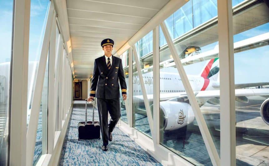Sélection pilote Emirates A380 777