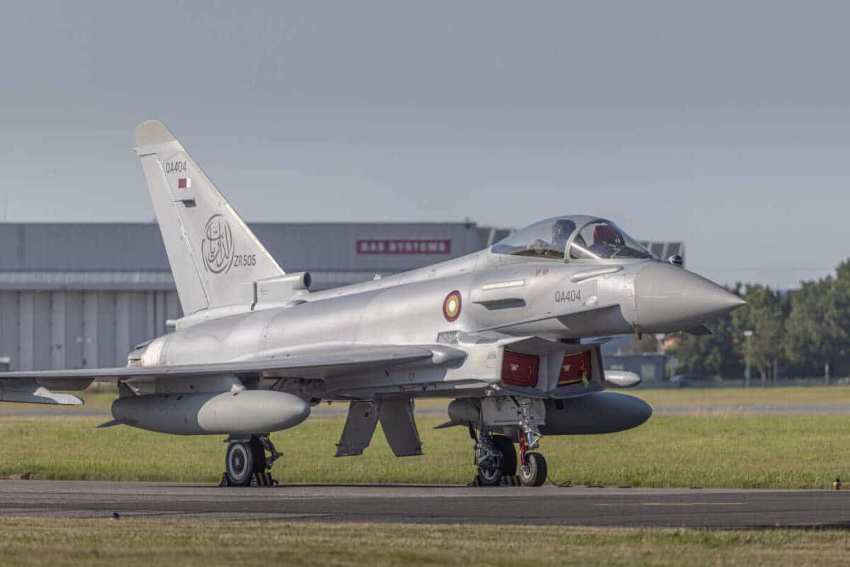 Catar Eurofighter Typhoon BAE Reino Unido