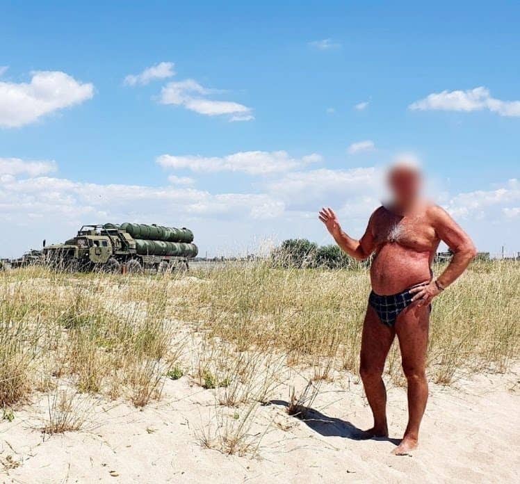 Turista russo S-400 antiaéreo mísseis Crimeia Ucrânia guerra