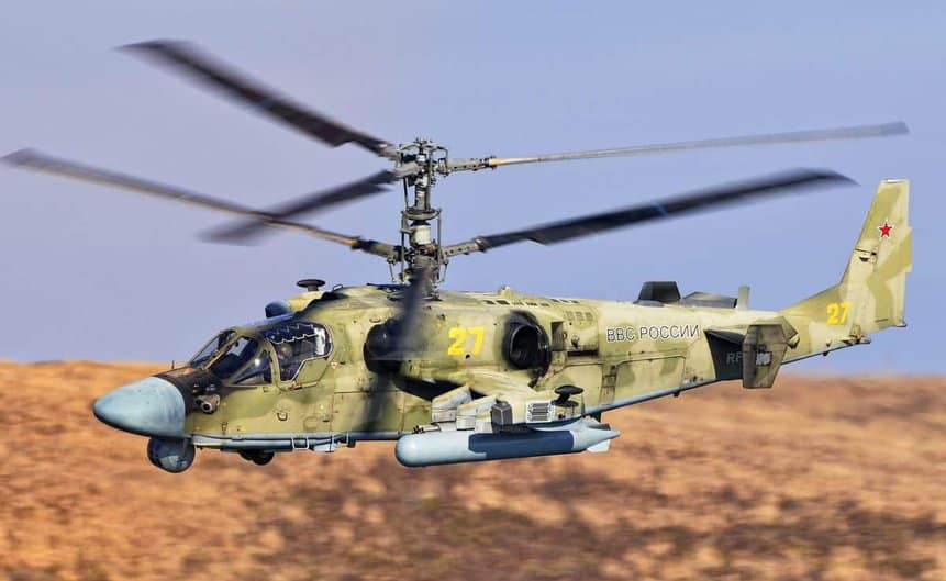 Kamov Ka-52 abate Ucrânia Rússia guerra
