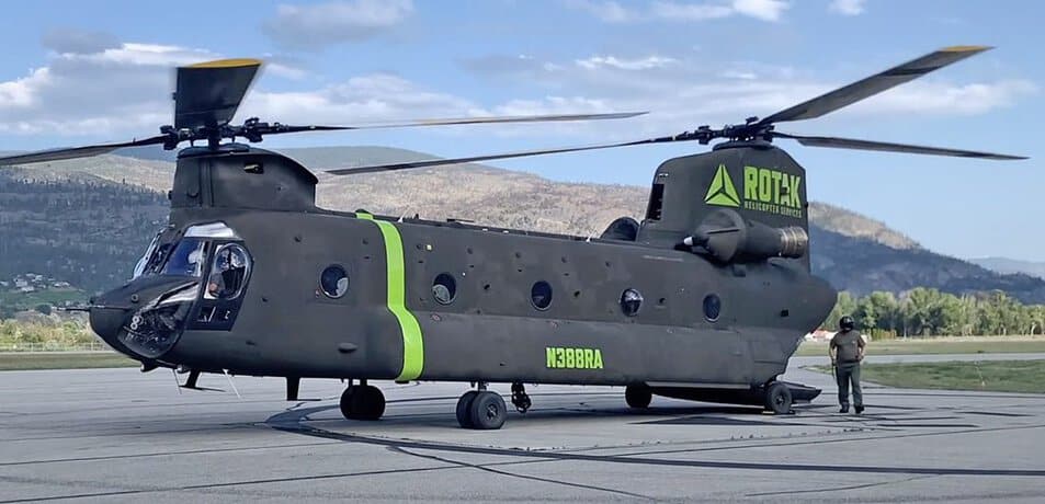 Chinook helicóptero CH-47 acidente EUA