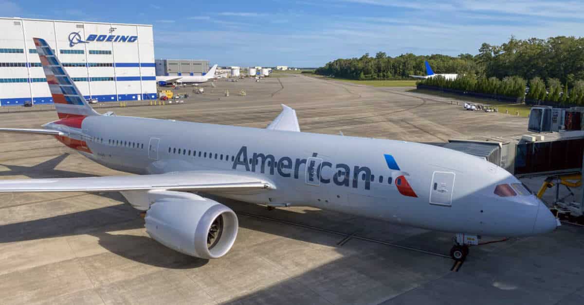 American Airlines Boeing 787 Brazil Visa tourists