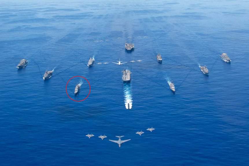Nancy Pelosi Fake News Marinha dos EUA Exercício Valiant Shield Taiwan