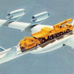 Lockheed Flatbed avião projeto conceito estranho