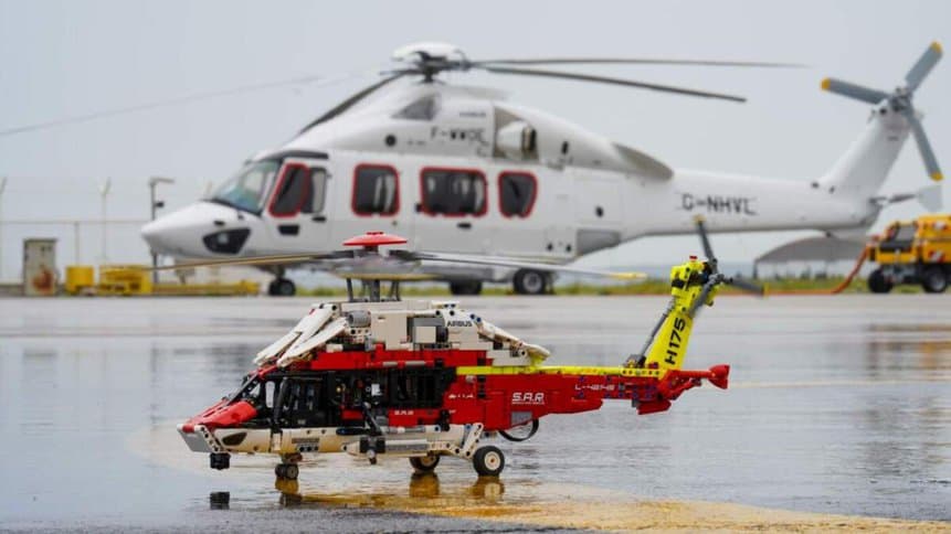 Lego H175 brinquedo helicóptero Airbus