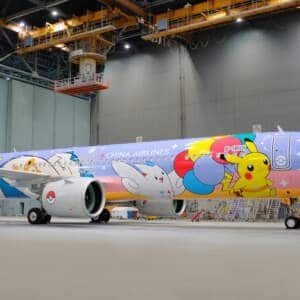 Pokémon Jet Airbus A321neo China Airlines Pikachu