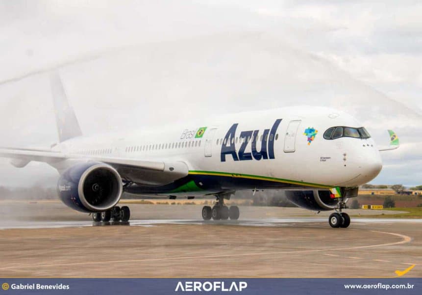 空客 A350 Azul 航班 里斯本 坎皮纳斯 飞机 巴黎 奥利机场