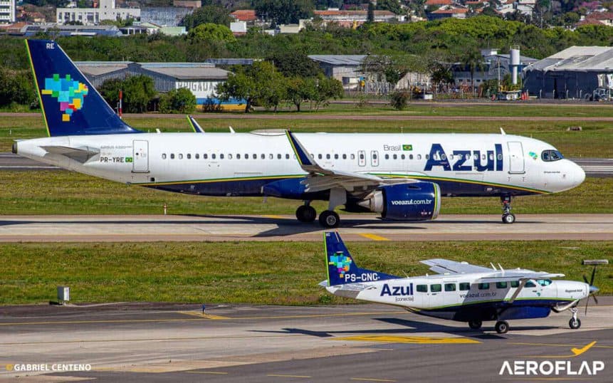 C208 Grand Caravan EX Azul Conecta PS-CNC Airbus A320 NEO PR-YRE Cargo Rotas Confins Teresina Carnaval Campinas vagas Copiloto