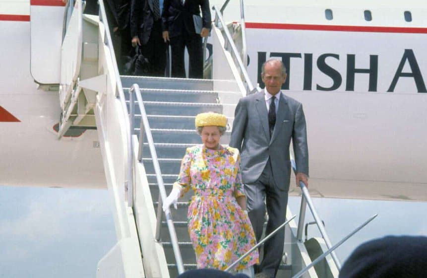 Reine Elizabeth II Concorde