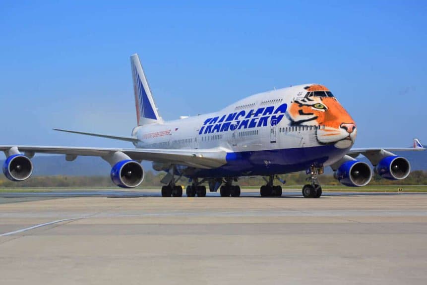 Boeing 747 tigre EI-XLN ER-TRV
