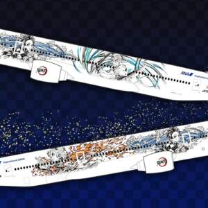 ANA Livery pintura especial Boeing 777