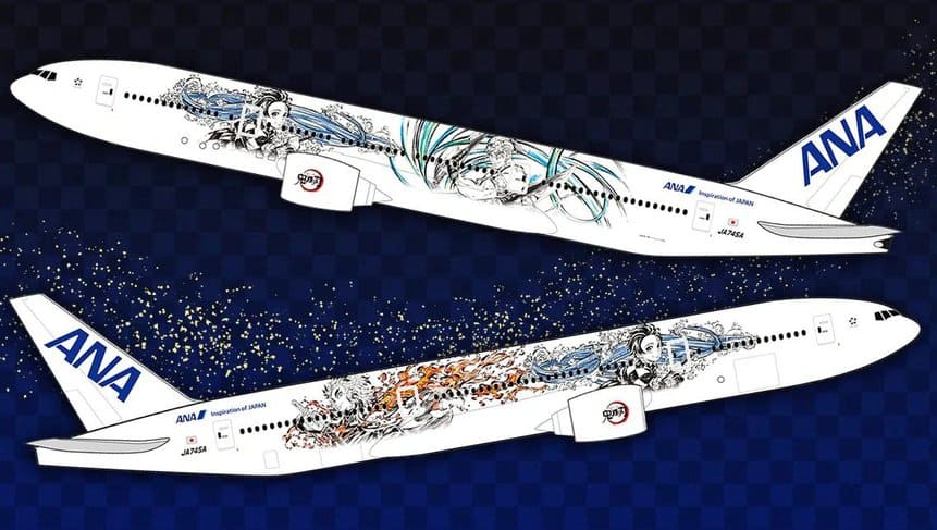 ANA Livery pintura especial Boeing 777