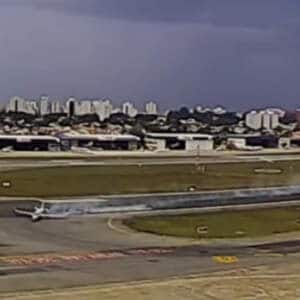 Congonhas Acidente Incidente pista Learjet
