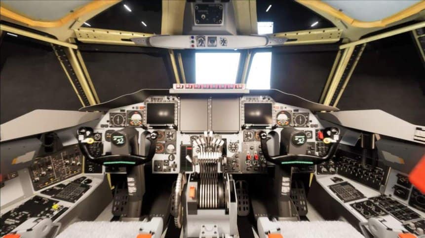 Cockpit do B-52 Stratofortress depois de modernizado
