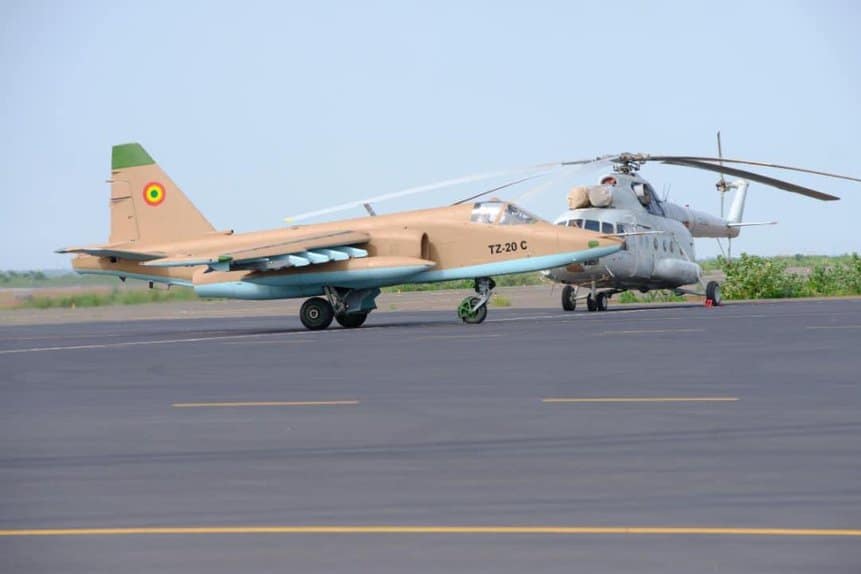 Sukhoi Su-25 Frogfoot Mali Acidente