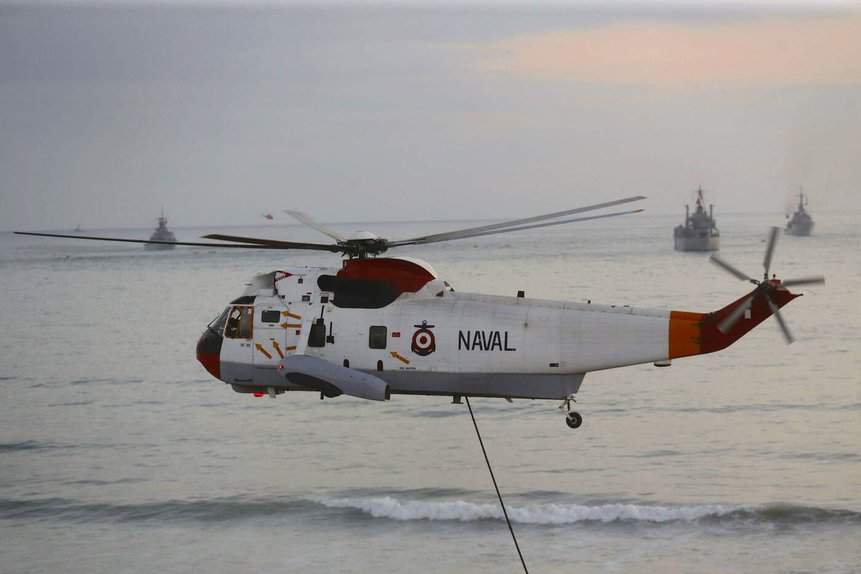 Helicóptero SH-3 Sea King Marinha do Peru