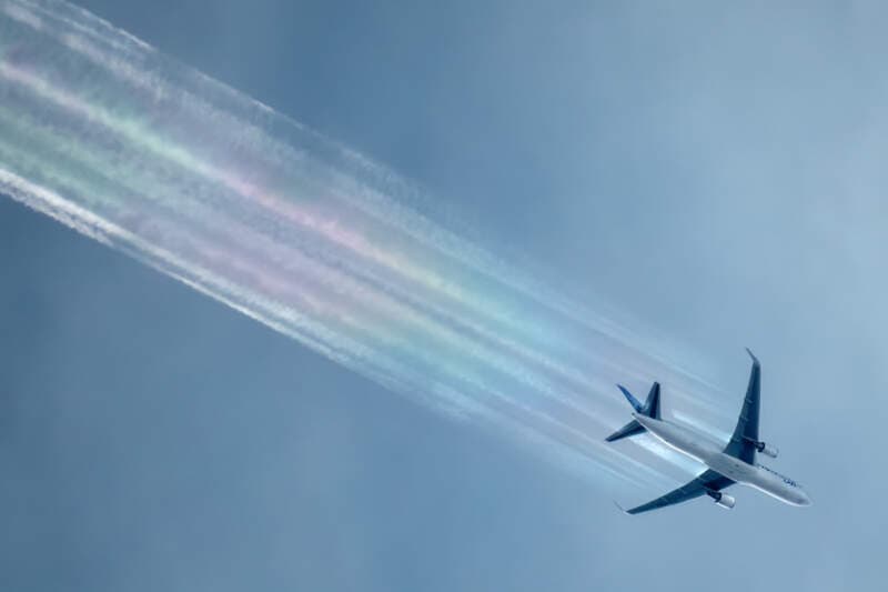 Aviões avião rastros céus Contrail