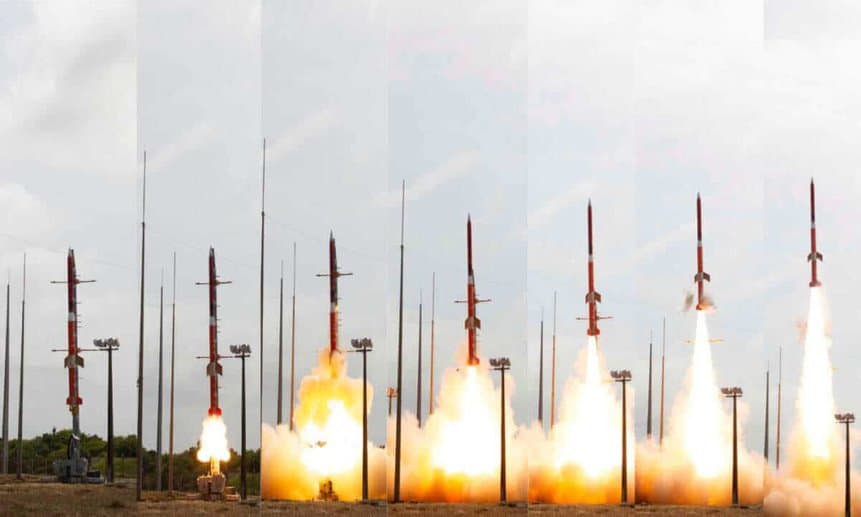Lançamento do foguete VSB-30, primeiro foguete 100% nacional