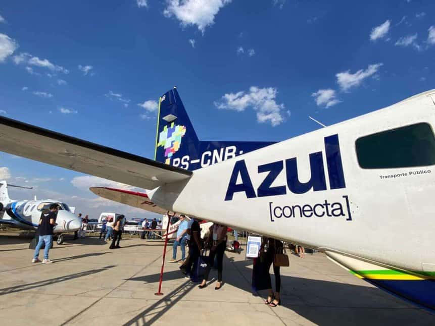 Azul Conecta evento Aviatrade Jundiaí Aeroporto