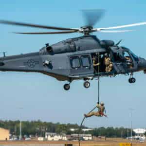 Helicóptero MH-139 Grey Wolf será usado na proteção das bases de mísseis nucleares da Força Aérea dos Estados Unidos. Foto: USAF/Divulgação.
