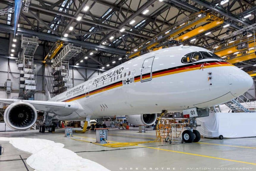 Airbus A350 Força Aérea Alemã Lufthansa Technik Brasília Presidente Alemanha