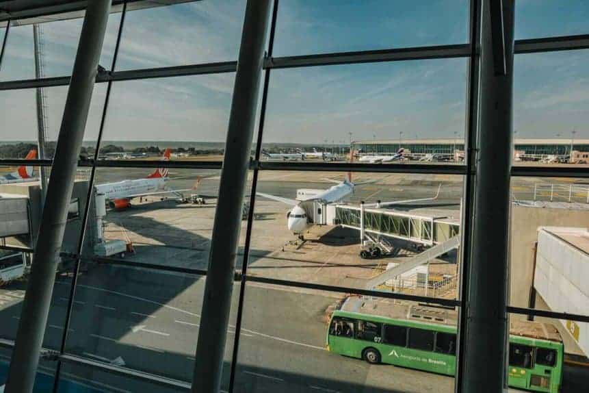 Aeroporto de Brasília Feriado fluxo passageiros Índios Sala de Embarque