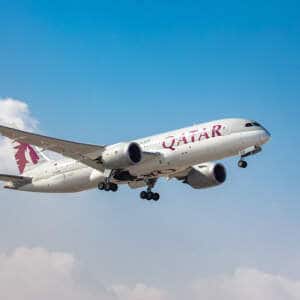 Qatar Airways SAF Combustível Sustentável