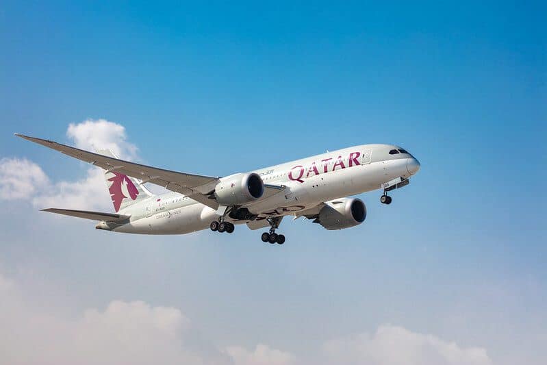Qatar Airways SAF Combustível Sustentável
