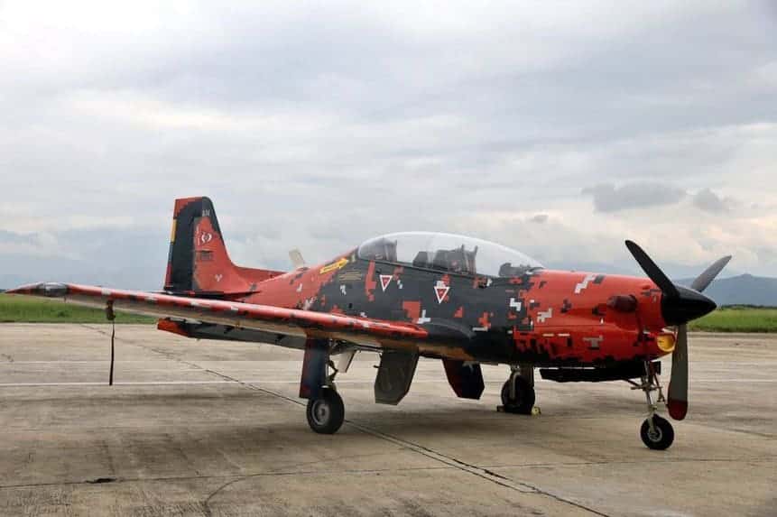 Embraer T-27 (EMB-312V) Tucano from Venezuela with special livery
