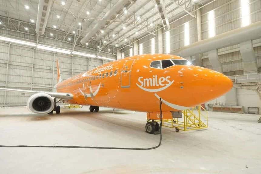 Nova aeronave da GOL com o Smiles