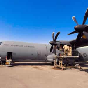 Lockheed Martin C-130J Super Hercules da Força Aérea Real da Austrália (RAAF)