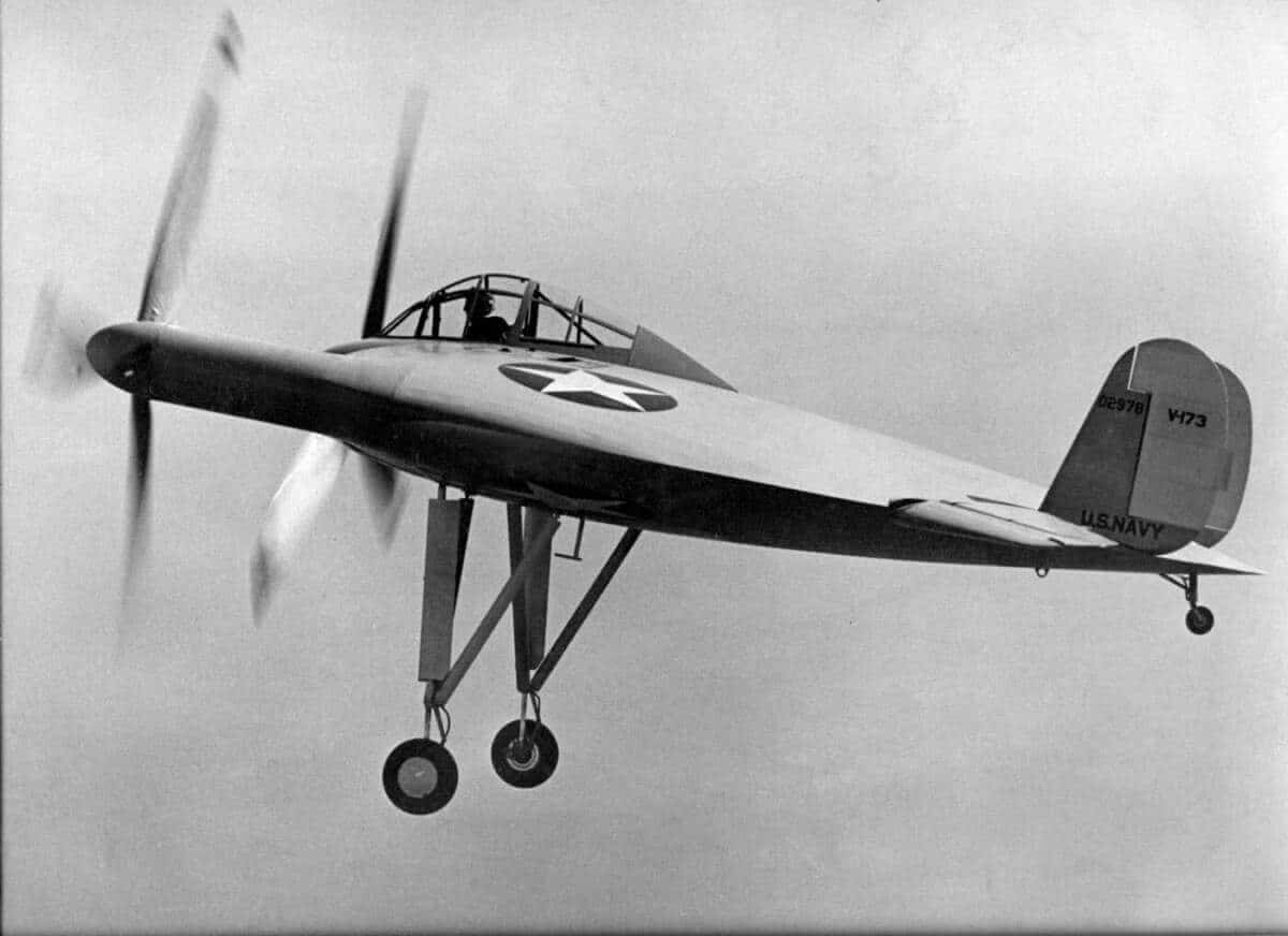 V-173, diseño Vought del período de la Segunda Guerra Mundial.